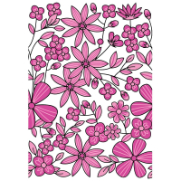 Crafter's Companion Spring Display A6 Background Layering Stamps (CC-ST-CA-BKSPR)